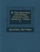 M. Fabi Quintiliani Institutionis Oratoriae, Libri Duodecim, Volume 1... by Quintilian, Karl Halm
