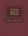 Systema Legal de Medidas by Joaquim Jos E. Da Gra a.