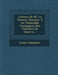 Lettres De M. Le Pasteur Gaussen À La Vénérable Compagnie Des Pasteurs De Genève... by Louis Gaussen