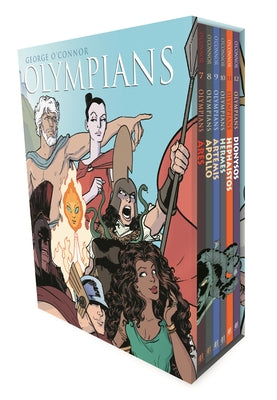 Olympians Boxed Set Books 7-12: Ares, Apollo, Artemis, Hermes, Hephaistos, and Dionysos by George O'Connor