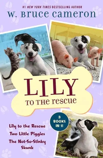 Lily to the Rescue Bind-Up Books 1-3: Lily to the Rescue, Two Little Piggies, and the Not-So-Stinky Skunk by W. Bruce Cameron