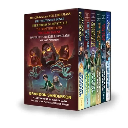 Alcatraz Versus the Evil Librarians Tpb Boxed Set: Books 1-6 by Brandon Sanderson