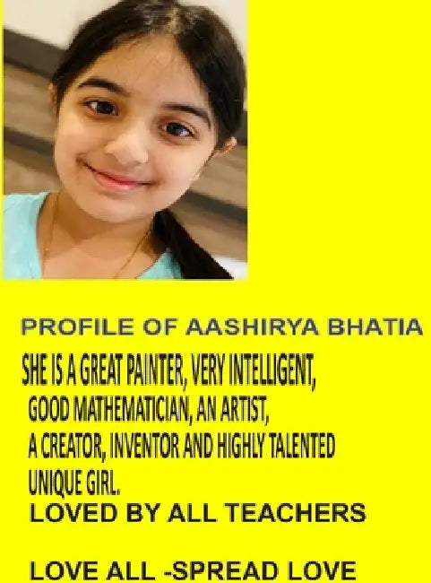 Paintings by Aashirya Bhatia: Unique Word Painting by Aashirya Bhatia