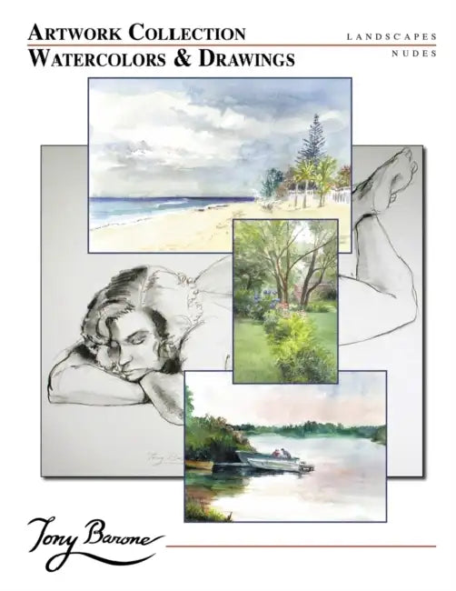 Artwork Collection - Watercolors & Drawings by Tony Barone