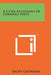 A Little Anthology of Canadian Poets by Ralph Gustafson