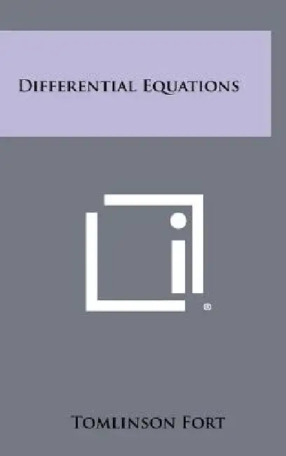 Differential Equations by Tomlinson Fort