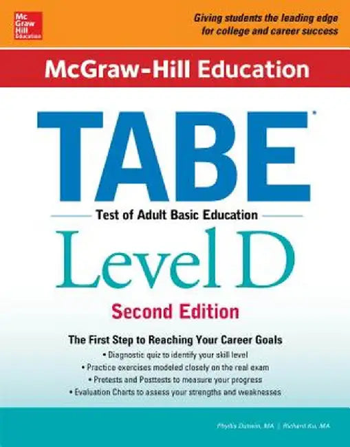 McGraw-Hill Education Tabe Level D, Second Edition by Phyllis Dutwin