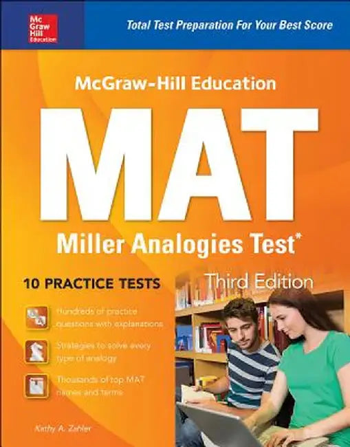McGraw-Hill Education Mat Miller Analogies Test, Third Edition by Kathy A. Zahler
