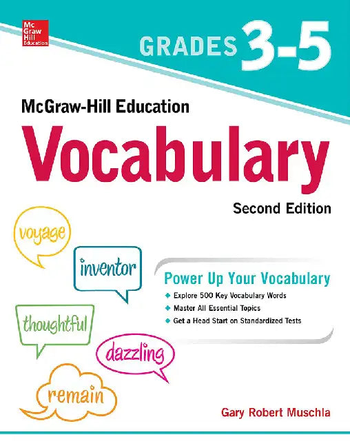 McGraw-Hill Education Vocabulary Grades 3-5, Second Edition by Gary Robert Muschla