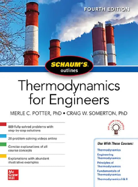 Schaums Outline of Thermodynamics for Engineers, Fourth Edition by Merle Potter