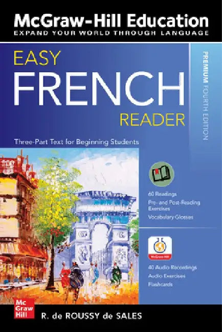 Easy French Reader, Premium Fourth Edition by R. de Roussy de Sales