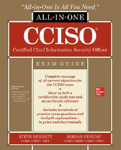 Cciso Certified Chief Information Security Officer All-In-One Exam Guide by Steve Bennett