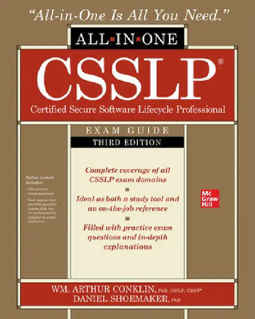Csslp Certification All-In-One Exam Guide, Third Edition by Wm Arthur Conklin