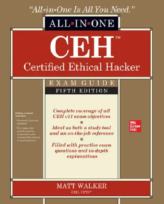 Ceh Certified Ethical Hacker All-In-One Exam Guide, Fifth Edition by Matt Walker