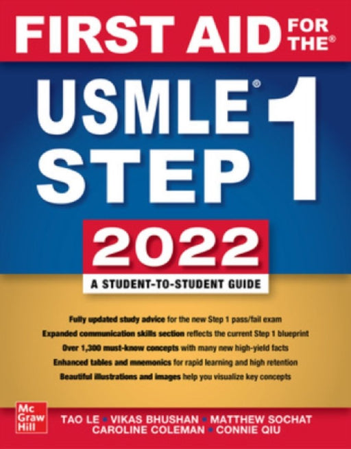 First Aid For The Usmle Step 1 2022 Th  by Tao Le