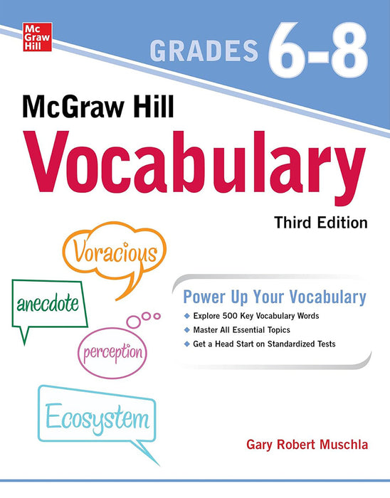 McGraw-Hill Vocabulary Grades 6-8, Third Edition