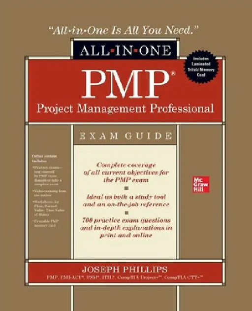 PMP Project Management Professional All-in-One Exam Guide by Joseph Phillips