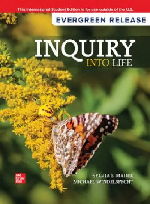 Inquiry Into Life 2025 Release ISE by Sylvia S. Mader