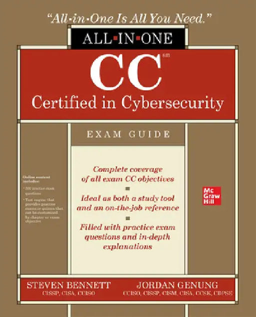 CC Certified in Cybersecurity All-In-One Exam Guide by Steven Bennett