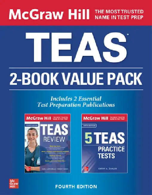 McGraw Hill Teas 2-Book Value Pack, Fourth Edition by Kathy A. Zahler, Wendy Hanks