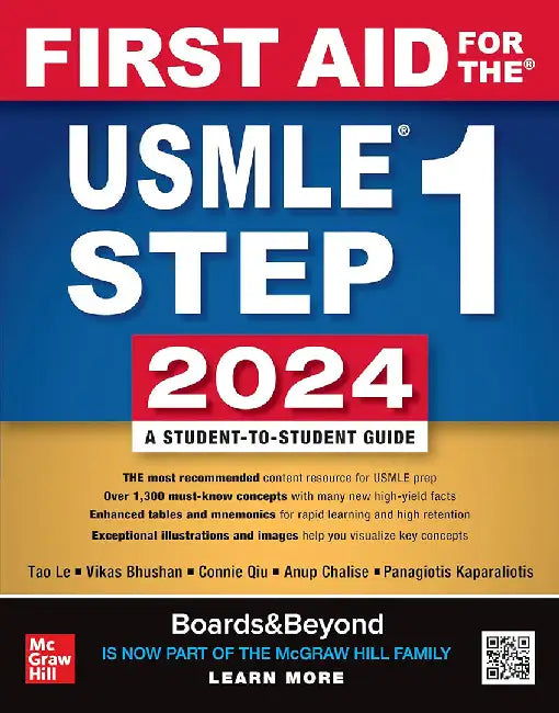 First Aid for the USMLE Step 1 2024 by Tao Le