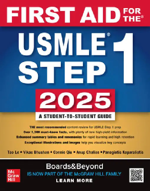 First Aid for the USMLE Step 1 2025 by Tao Le