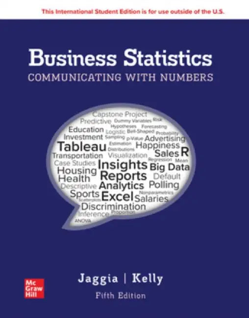 Business Statistics: Communicating with Numbers ISE by Sanjiv Jaggia