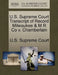 U.S. Supreme Court Transcript of Record Milwaukee & M R Co v. Chamberlain by U. S. Supreme Court