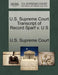 U.S. Supreme Court Transcript of Record Sparf V. U S by U. S. Supreme Court