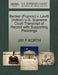 Becker (Francis) V. Levitt (Arthur) U.S. Supreme Court Transcript of Record with Supporting Pleadings by Jay F. Korth