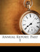 Annual Report, Part 1 by Massachusetts Division of Insurance