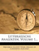Litterarische Analekten, I. by Friedrich August Wolf, Miguel de Cervantes Saavedra