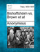 Bishoffsheim vs. Brown et al by Anonymous
