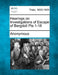 Hearings on Investigations of Escape of Bergdoll Pts 1-18 by Anonymous