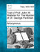 Trial of Prof. John W. Webster for the Murder of Dr. George Parkman by Anonymous