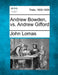 Andrew Bowden, vs. Andrew Gifford by John Lomas