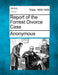 Report of the Forrest Divorce Case by Anonymous