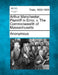 Arthur Manchester, Plaintiff in Error, V. the Commonwealth of Massachusetts by Anonymous