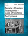 Senate - Russian Propaganda - Case of Martens by Anonymous