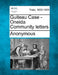 Guiteau Case - Oneida Community Letters by Anonymous