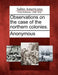 Observations on the Case of the Northern Colonies. by Anonymous