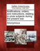 Notifications, Orders, and Instructions, Relating to Prize Subjects During the Present War. by Anonymous