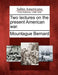 Two Lectures on the Present American War. by Mountague Bernard