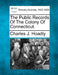 The Public Records Of The Colony Of Connecticut. by Charles J. Hoadly