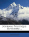 Journal Politique: Septembre ...