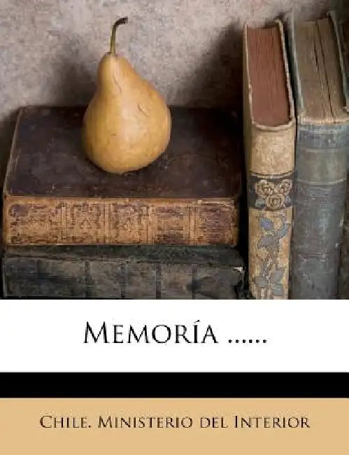 Memoría ...... by Chile Ministerio del Interior