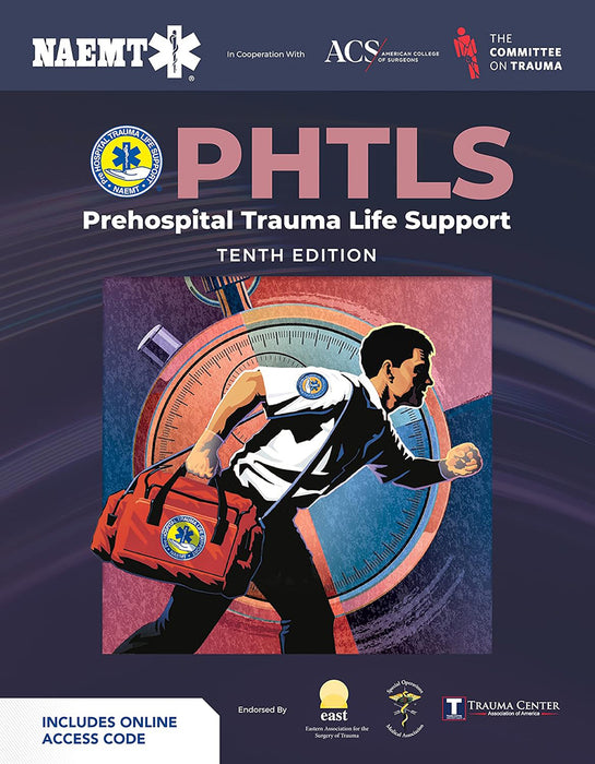 Phtls: Prehospital Trauma Life Support (Print) with Course Manual (Ebook)