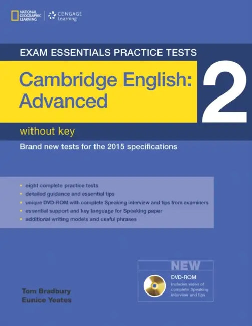 Exam Essentials: Cambridge Advanced Practice Tests 2 W/O Key + DVD-ROM by Charles Osbourne, Carol Nuttall, Tom Bradbury