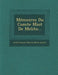 Memoires Du Comte Miot de Melito... by Andre Franc Ois Miot De Melito (Comte)