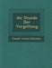Die Stunde Der Vergeltung by Joseph Anton Schuster